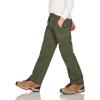 imageCQR Kids Youth Hiking Cargo Pants UPF 50 Quick Dry Convertible Zip Off Pants Outdoor Camping PantsConvertible Army Green
