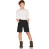 imageCQR Kids Youth Hiking Cargo Pants UPF 50 Quick Dry Convertible Zip Off Pants Outdoor Camping PantsConvertible Black