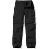 imageCQR Kids Youth Hiking Cargo Pants UPF 50 Quick Dry Convertible Zip Off Pants Outdoor Camping PantsConvertible Black