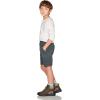 imageCQR Kids Youth Hiking Cargo Pants UPF 50 Quick Dry Convertible Zip Off Pants Outdoor Camping PantsConvertible Charcoal