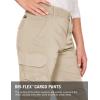 imageCQR Kids Youth Hiking Cargo Pants UPF 50 Quick Dry Convertible Zip Off Pants Outdoor Camping PantsConvertible Khaki