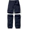 imageCQR Kids Youth Hiking Cargo Pants UPF 50 Quick Dry Convertible Zip Off Pants Outdoor Camping PantsConvertible Navy