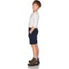 imageCQR Kids Youth Hiking Cargo Pants UPF 50 Quick Dry Convertible Zip Off Pants Outdoor Camping PantsConvertible Navy