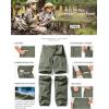 imageCQR Kids Youth Hiking Cargo Pants UPF 50 Quick Dry Convertible Zip Off Pants Outdoor Camping PantsConvertible Olive