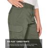 imageCQR Kids Youth Hiking Cargo Pants UPF 50 Quick Dry Convertible Zip Off Pants Outdoor Camping PantsConvertible Olive
