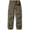 imageCQR Kids Youth Hiking Cargo Pants UPF 50 Quick Dry Convertible Zip Off Pants Outdoor Camping PantsConvertible Tundra
