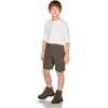 imageCQR Kids Youth Hiking Cargo Pants UPF 50 Quick Dry Convertible Zip Off Pants Outdoor Camping PantsConvertible Tundra