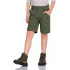 imageCQR Kids Youth Hiking Cargo Pants UPF 50 Quick Dry Convertible Zip Off Pants Outdoor Camping PantsShenah Trek Army Green