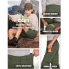 imageCQR Kids Youth Hiking Cargo Pants UPF 50 Quick Dry Convertible Zip Off Pants Outdoor Camping PantsShenah Trek Army Green