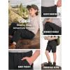 imageCQR Kids Youth Hiking Cargo Pants UPF 50 Quick Dry Convertible Zip Off Pants Outdoor Camping PantsShenah Trek Black