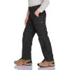 imageCQR Kids Youth Hiking Cargo Pants UPF 50 Quick Dry Convertible Zip Off Pants Outdoor Camping PantsShenah Trek Black
