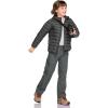 imageCQR Kids Youth Hiking Cargo Pants UPF 50 Quick Dry Convertible Zip Off Pants Outdoor Camping PantsShenah Trek Carbon Grey