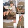imageCQR Kids Youth Hiking Cargo Pants UPF 50 Quick Dry Convertible Zip Off Pants Outdoor Camping PantsShenah Trek Cougar