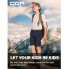 imageCQR Kids Youth Hiking Cargo Pants UPF 50 Quick Dry Convertible Zip Off Pants Outdoor Camping PantsShenah Trek Pristine Navy