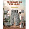 imageCQR Kids Youth Hiking Cargo Pants UPF 50 Quick Dry Convertible Zip Off Pants Outdoor Camping PantsShenah Trek Sage