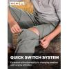 imageCQR Kids Youth Hiking Cargo Pants UPF 50 Quick Dry Convertible Zip Off Pants Outdoor Camping PantsShenah Trek Sage