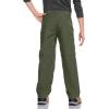 imageCQR Kids Youth Hiking Cargo Pants UPF 50 Quick Dry Convertible Zip Off Pants Outdoor Camping PantsShenah Venture Army Green