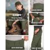 imageCQR Kids Youth Hiking Cargo Pants UPF 50 Quick Dry Convertible Zip Off Pants Outdoor Camping PantsShenah Venture Army Green