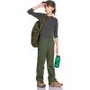 imageCQR Kids Youth Hiking Cargo Pants UPF 50 Quick Dry Convertible Zip Off Pants Outdoor Camping PantsShenah Venture Army Green