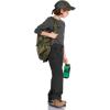 imageCQR Kids Youth Hiking Cargo Pants UPF 50 Quick Dry Convertible Zip Off Pants Outdoor Camping PantsShenah Venture Black