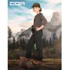 imageCQR Kids Youth Hiking Cargo Pants UPF 50 Quick Dry Convertible Zip Off Pants Outdoor Camping PantsShenah Venture Black