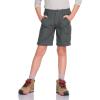 imageCQR Kids Youth Hiking Cargo Pants UPF 50 Quick Dry Convertible Zip Off Pants Outdoor Camping PantsShenah Venture Carbon Grey