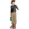 imageCQR Kids Youth Hiking Cargo Pants UPF 50 Quick Dry Convertible Zip Off Pants Outdoor Camping PantsShenah Venture Cougar