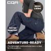 imageCQR Kids Youth Hiking Cargo Pants UPF 50 Quick Dry Convertible Zip Off Pants Outdoor Camping PantsShenah Venture Pristine Navy