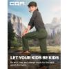 imageCQR Kids Youth Hiking Cargo Pants UPF50 Quick Dry Outdoor Camping PantsShenah Trail Army Green