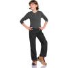 imageCQR Kids Youth Hiking Cargo Pants UPF50 Quick Dry Outdoor Camping PantsShenah Trail Black