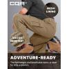 imageCQR Kids Youth Hiking Cargo Pants UPF50 Quick Dry Outdoor Camping PantsShenah Trail Cougar