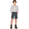 imageCQR Kids Youth Pull on Cargo Shorts Outdoor Camping Hiking Shorts Lightweight Elastic Waist Athletic Short with PocketsDriflex Charcoal