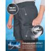 imageCQR Kids Youth Pull on Cargo Shorts Outdoor Camping Hiking Shorts Lightweight Elastic Waist Athletic Short with PocketsDriflex Charcoal