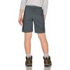 imageCQR Kids Youth Pull on Cargo Shorts Outdoor Camping Hiking Shorts Lightweight Elastic Waist Athletic Short with PocketsDriflex Charcoal