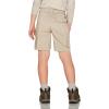 imageCQR Kids Youth Pull on Cargo Shorts Outdoor Camping Hiking Shorts Lightweight Elastic Waist Athletic Short with PocketsDriflex Khaki