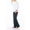 imageCQR Mens 100 Cotton Plaid Flannel Pajama Pants Brushed Soft Lounge ampamp Sleep PJ Bottoms with PocketsFlannel Pajama Navy  Blue