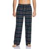 imageCQR Mens 100 Cotton Plaid Flannel Pajama Set Brushed Soft Lounge ampamp Sleep PJ Top ampamp Bottom with PocketsTop  Bottom Set Black Multicolor