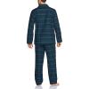 imageCQR Mens 100 Cotton Plaid Flannel Pajama Set Brushed Soft Lounge ampamp Sleep PJ Top ampamp Bottom with PocketsTop  Bottom Set Black Watch Plaid
