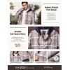 imageCQR Mens 100 Cotton Plaid Flannel Shirt Long Sleeve Shirt Jackets Casual Outdoor Jacket with PocketsLoose Fit Cloudy Home