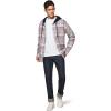 imageCQR Mens 100 Cotton Plaid Flannel Shirt Long Sleeve Shirt Jackets Casual Outdoor Jacket with PocketsLoose Fit Cloudy Home