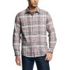 imageCQR Mens 100 Cotton Plaid Flannel Shirt Long Sleeve Shirt Jackets Casual Outdoor Jacket with PocketsRegular Fit Flannel Cloudy Home