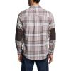 imageCQR Mens 100 Cotton Plaid Flannel Shirt Long Sleeve Shirt Jackets Casual Outdoor Jacket with PocketsRegular Fit Flannel Cloudy Home