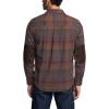 imageCQR Mens 100 Cotton Plaid Flannel Shirt Long Sleeve Shirt Jackets Casual Outdoor Jacket with PocketsRegular Fit Flannel Harvest