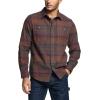 imageCQR Mens 100 Cotton Plaid Flannel Shirt Long Sleeve Shirt Jackets Casual Outdoor Jacket with PocketsRegular Fit Flannel Harvest