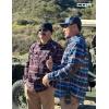 imageCQR Mens 100 Cotton Plaid Flannel Shirt Long Sleeve Shirt Jackets Casual Outdoor Jacket with PocketsRegular Fit Flannel Sandstorm