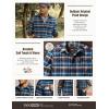 imageCQR Mens 100 Cotton Plaid Flannel Shirt Long Sleeve Shirt Jackets Casual Outdoor Jacket with PocketsRegular Fit Flannel Sandstorm