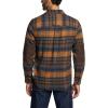 imageCQR Mens 100 Cotton Plaid Flannel Shirt Long Sleeve Shirt Jackets Casual Outdoor Jacket with PocketsRegular Fit Flannel Woodstone