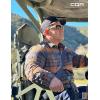 imageCQR Mens 100 Cotton Plaid Flannel Shirt Long Sleeve Shirt Jackets Casual Outdoor Jacket with PocketsRegular Fit Flannel Woodstone