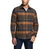 imageCQR Mens 100 Cotton Plaid Flannel Shirt Long Sleeve Shirt Jackets Casual Outdoor Jacket with PocketsRegular Fit Flannel Woodstone