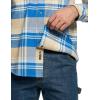 imageCQR Mens 100 Cotton Plaid Flannel Shirt Long Sleeve Shirt Jackets Casual Outdoor Jacket with PocketsRegular Fit Under Bridge